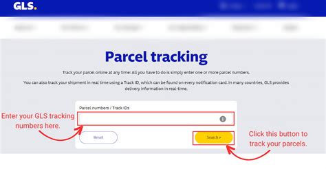 gls tracking number.